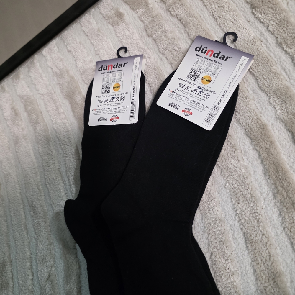 Black Men's Dress Socks - Picture 4 of 4